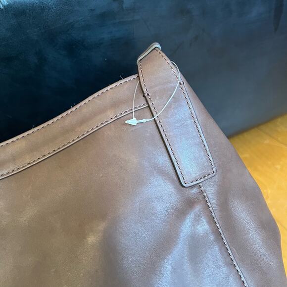 Frye NWOT Brown Fringe Hobo Bag - Picture 4 of 11